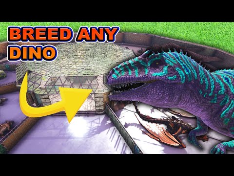 Ark Large Breeding Pen | HOW TO BUILD The Only Breeding Base You'll Ever Need!
