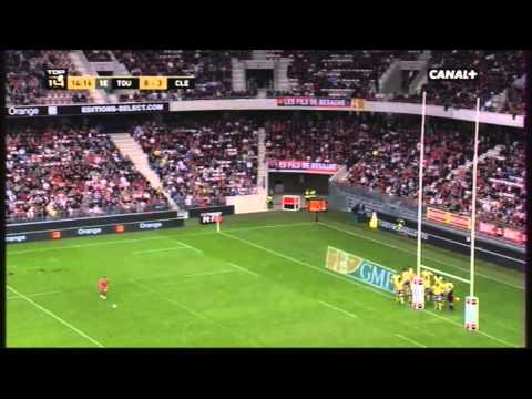 Top14 2014 - 2015 J12 : Toulon vs Clermont : Le doublé de David Smith