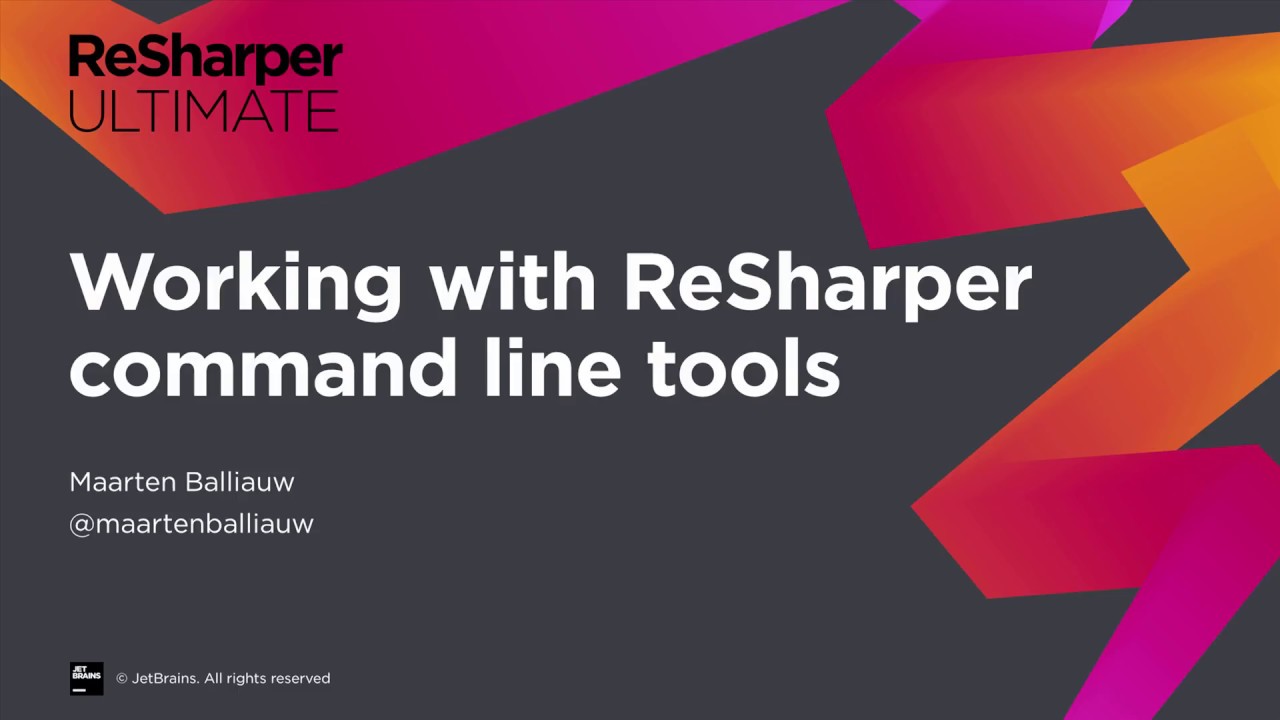 Working with ReSharper Command Line Tools