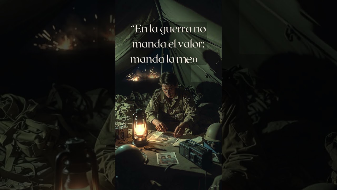 En la guerra no manda el valor: manda la mente que sigue pensando bajo fuego