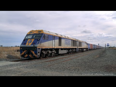7922V SCT / SBR / WCL Container Train With Locomotives EL55 & EL63 (5/4/2022) - PoathTV Railways