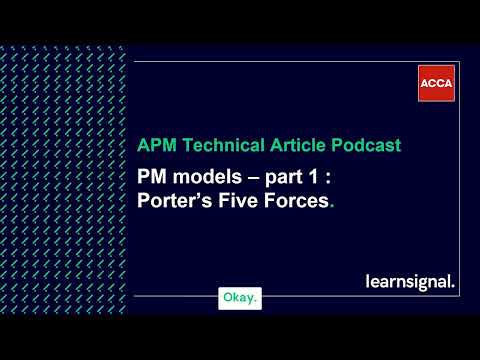 APM Technical Article Podcast: Performance Management models – part 1: Porter’s Five Forces