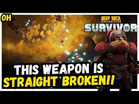 The Most BROKEN Weapon In The Game!! Deep Rock Galactic Survivor!