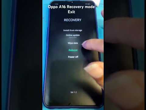 How to Exit Recovery mode on Oppo A16K