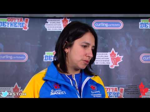 Media Scrum Gold Medal Game - 2014 Scotties Tournament of Hearts