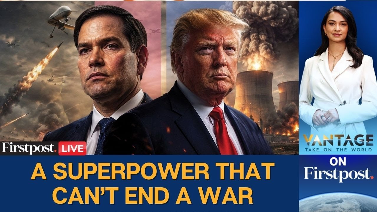 If America Is the World's Only Superpower, Why Is Iran Still Standing? | Vantage on Firstpost | LIVE