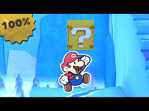 Ice Vellumental Mountain 100% Collectibles Guide - Paper Mario: The Origami King