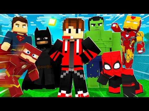 Stealing Back Every SUPERHERO Suit In Minecraft....