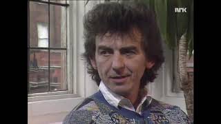 George Harrison on Cloud Nine &amp; working with Jeff Lynne (Norwegian TV_1988)