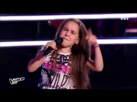 The Voice kids Battle : Manuela – Steven – Laure « Papaoutai » ( stromae )