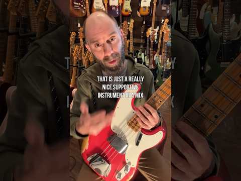 The single coil P Bass tone is too good! Nothing like it!  Perfection w/ flatwound strings.