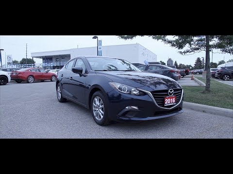 2016 Mazda3 (Blue, Auto) with 44,478 km at Ajax Mazda (#P3887)
