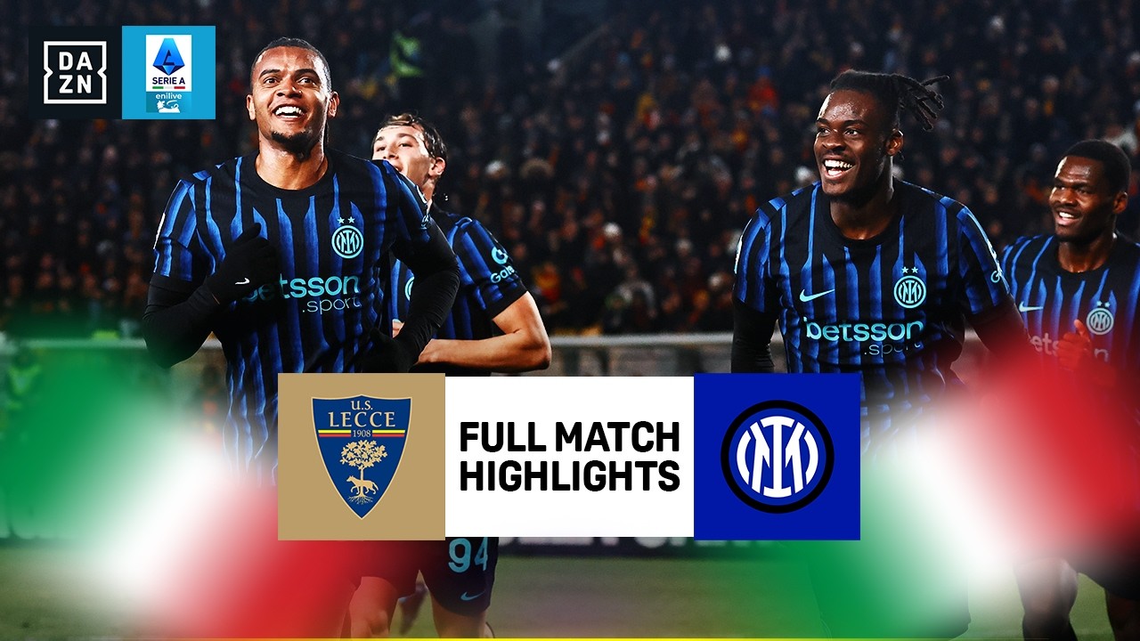 Lecce vs Inter | Lega Serie A Highlights | Matchweek 26 | 2025-2026