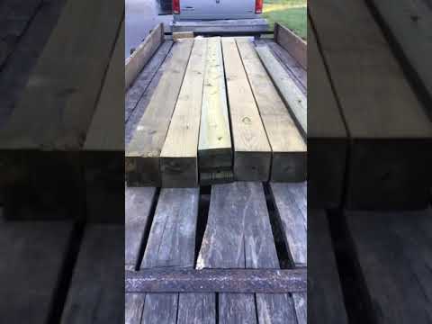 8x8 Treated Posts