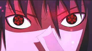 Sasuke implanta os olhos de Itachi e usa pela primeira vez o Eterno Mangekyou Sharingan