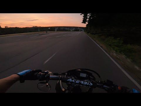 Sunset ride | YAMAHA wr 125 x | (RAW)