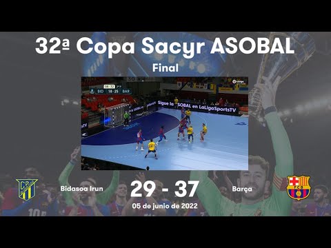32ª Copa Sacyr ASOBAL Final: Bidasoa Irun - Barça 29-37