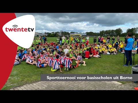 Basisscholen uit Borne gaan de strijd aan met elkaar - Twente TV