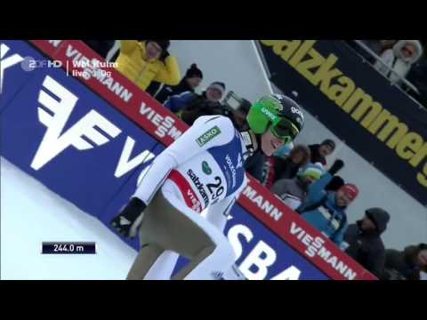 Peter Prevc Skiflug WM 2016 am Kulm 244 Meter