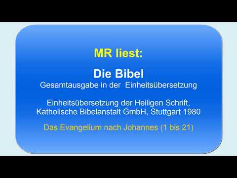 Die Bibel ungekürzt - Deutsche Einheitsübersetzung: X. Lesung - Johannes Evangelium (1 bis 21)