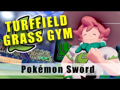 Pokémon Sword Turffield Stadium Grass Gym - Walkthrough Part 7