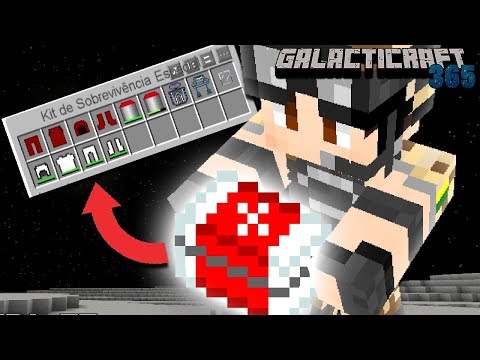 Criei um KIT de SOBREVIVÊNCIA ESPACIAL - Galacticraft 365 - #118