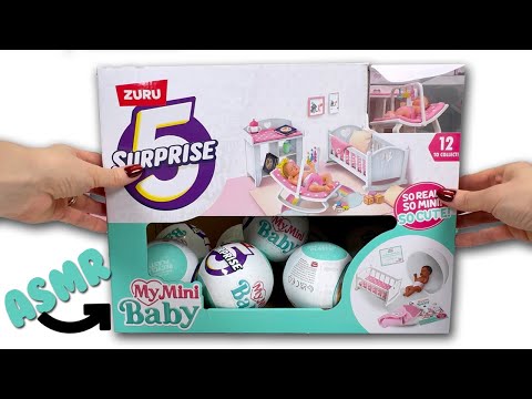 ASMR | ZURU 5 SURPRISE MY MINI BABY BLIND BAGS FULL BOX Opening!