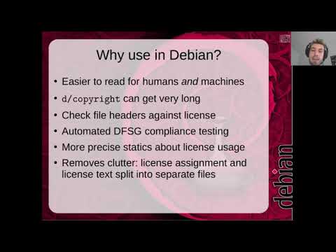 Simplifying copyright using SPDX IDs