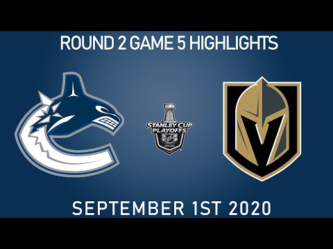 Canucks vs Golden Knights Game 5 Highlights | Round 2