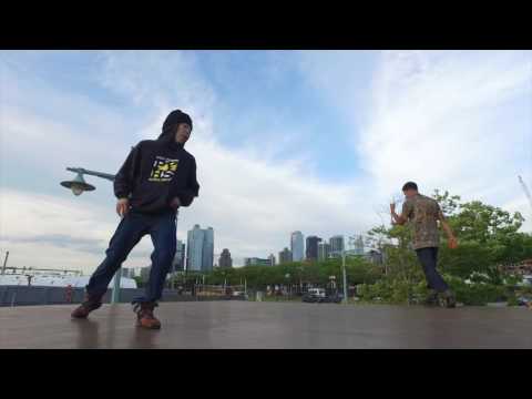 Vicious Victor and LooseLee bboying to All TW Up