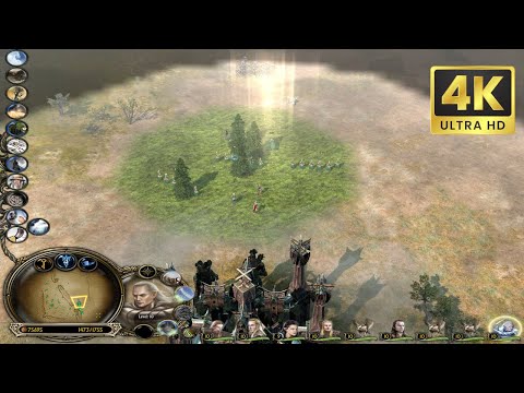 LOTR BFME 2 - Elves vs Brutal Goblins in Lostriland - 4K UHD 60 FPS