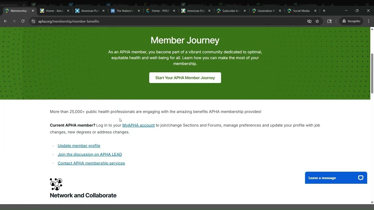 Welcome to the APHA Website