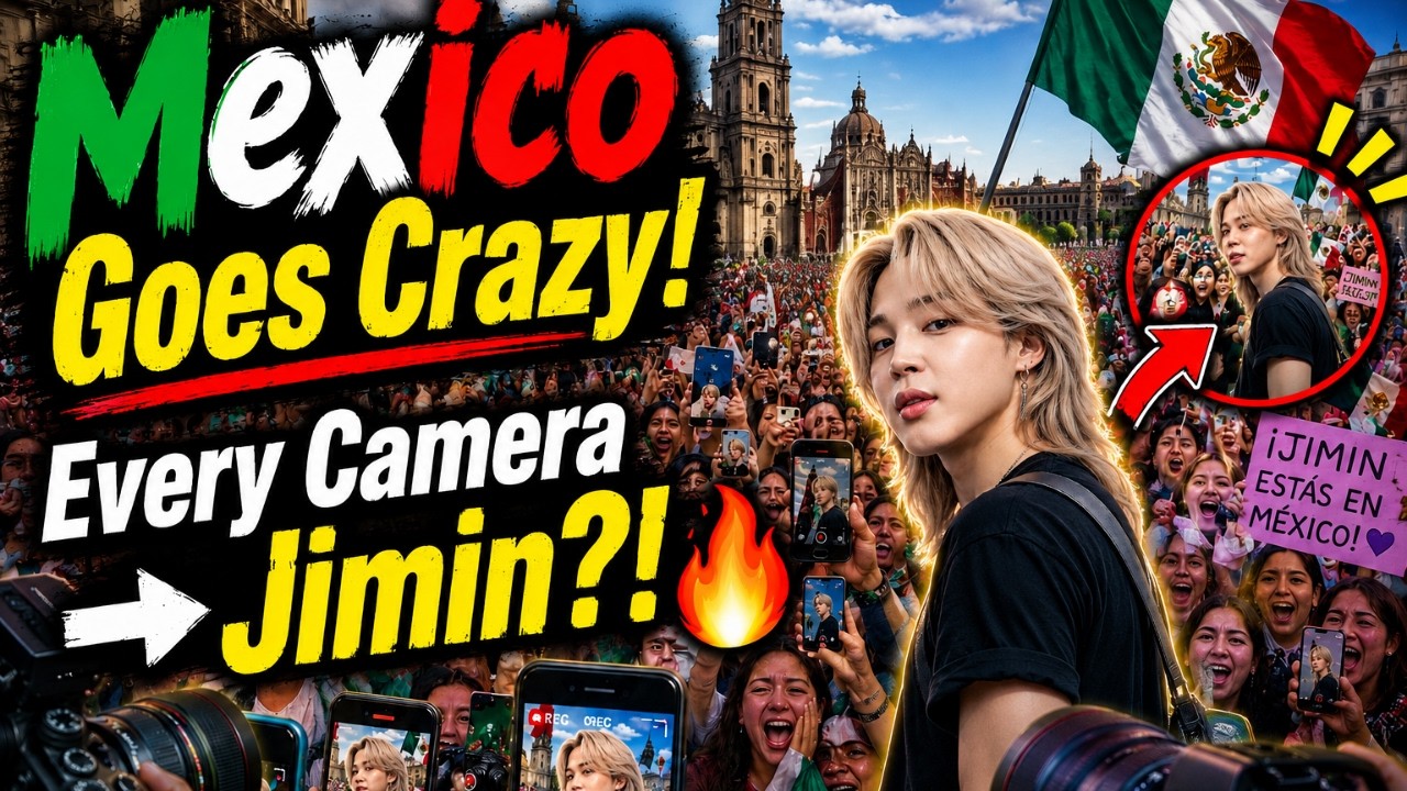 Why Every Camera in Mexico Couldn’t Look Away from Jimin: The Magnetic Pull That Gave Fans Chills