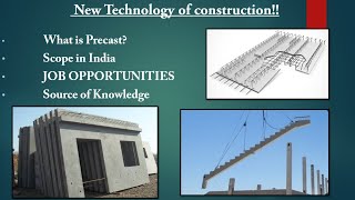 New Construction technology in India | Precast | Civil engineering