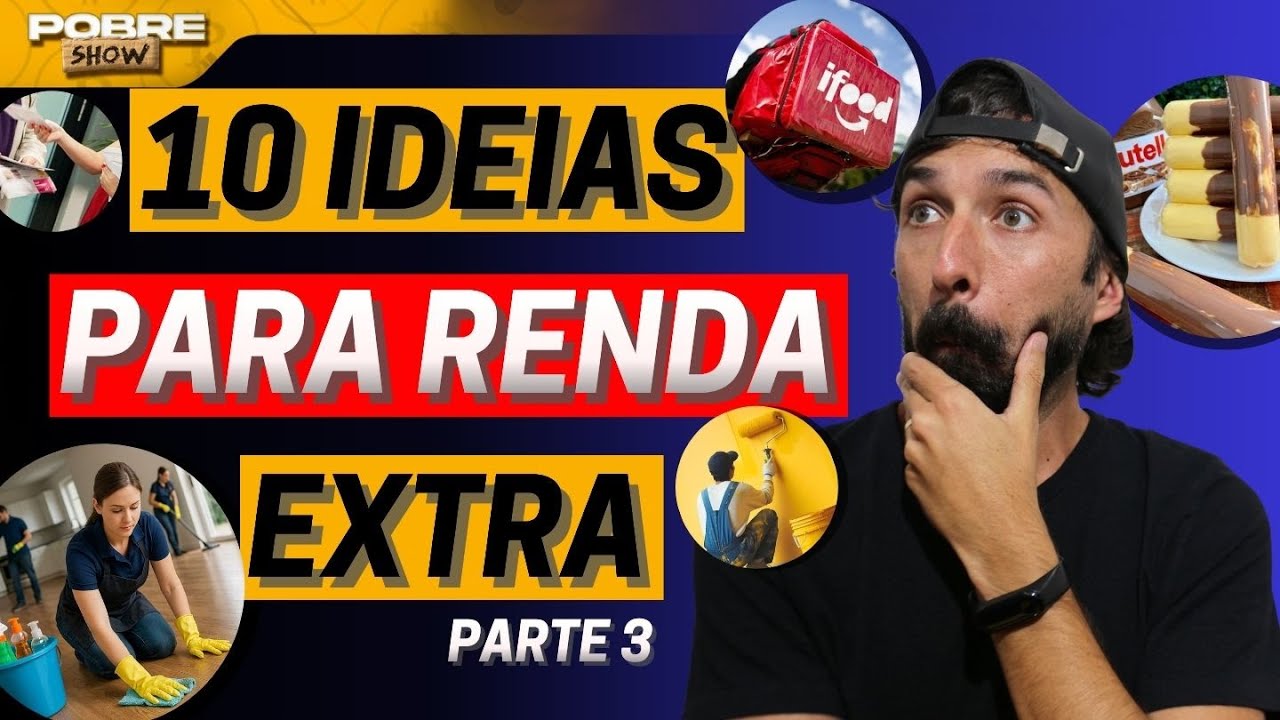10 Ideias de Renda Extra que estão dando certo em 2025 (Primo Pobre)