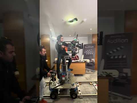 Behind the Scenes: Magnum Dolly Track Shot on a Bollywood Film Set #bts #films #bollywood