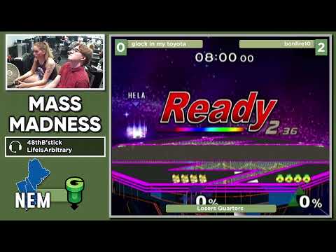 Mass Madness 41 SSBM - glock in my toyota (Mr. G&W, Fox) vs. bonfire10 (Sheik) - Melee LQF