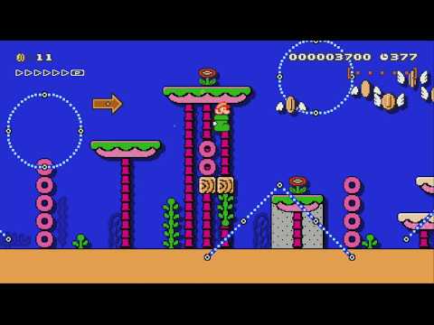 Super mario bros. 3 mix【1-3】β版 by 【200】 rin♪ - SUPER MARIO MAKER - NO COMMENTARY 1bh