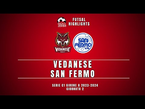 [HIGHLIGHTS] Serie C1 Futsal Girone A 23/24 - Vedanese - San Fermo
