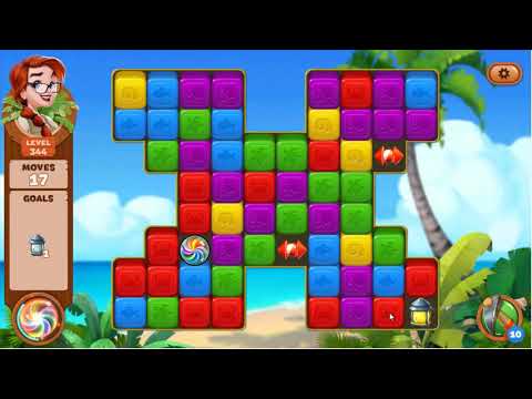 Lost Island Blast Adventure Level 344 - No Boosters