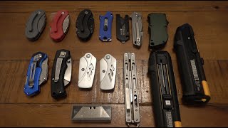 Buyers Guide To Utility Blade Knives...My Thoughts After 2 Y