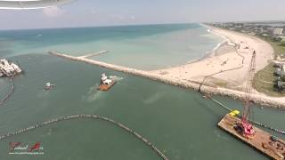 preview picture of video 'Fort Pierce Inlet Dredge Project Memorial Day 2014 - DJI Phantom 2 Drone'