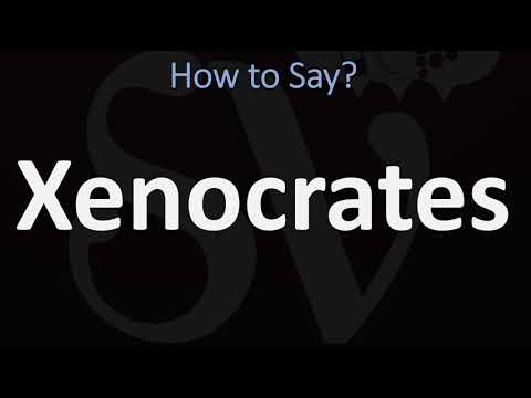 How to Pronounce Xenocrates? (CORRECTLY)