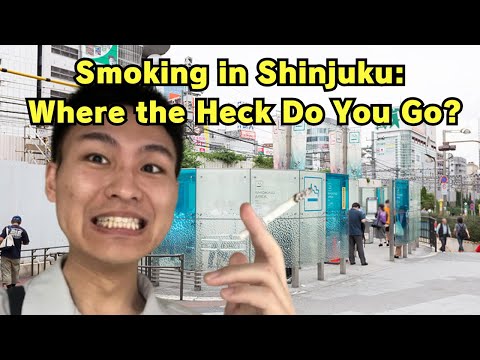 Where to smoke in Shinjuku, Tokyo?!