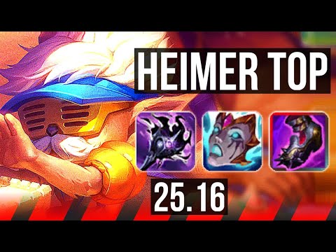 HEIMERDINGER vs CAMILLE (TOP) | 900+ games | KR Master | 25.16
