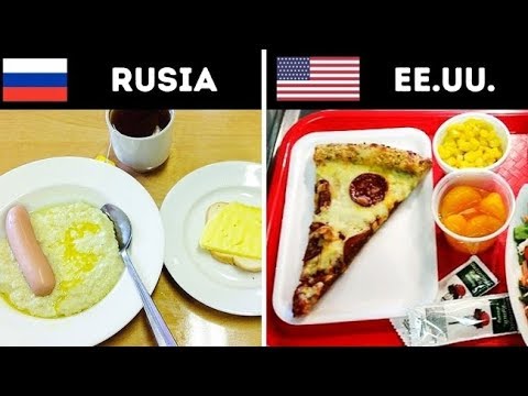 Los Almuerzos Escolares En Distintos Lugares Del Mundo