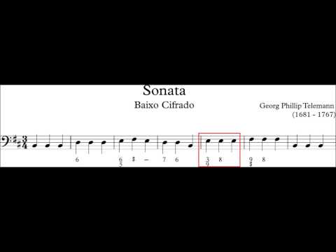 Sonata - Telemann (Baixo Cifrado)
