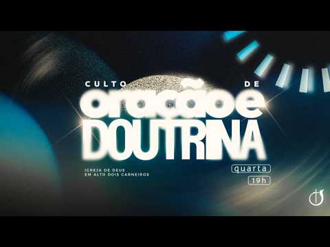 ORAÇÃO E DOUTRINA | QUARTA 29.04.2026