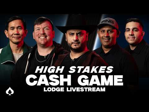 25/50+ MASSIVE Cash Game With The CHICAGO BOYS | Lodge Live Stream