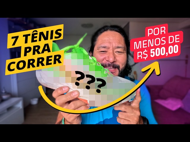 7 tênis de corrida abaixo de R$ 500